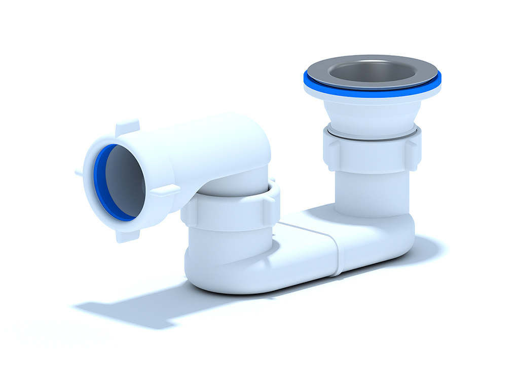 Сифон для душевого поддона АНИ Пласт E010 1 1/2 дюйма 40 плоский