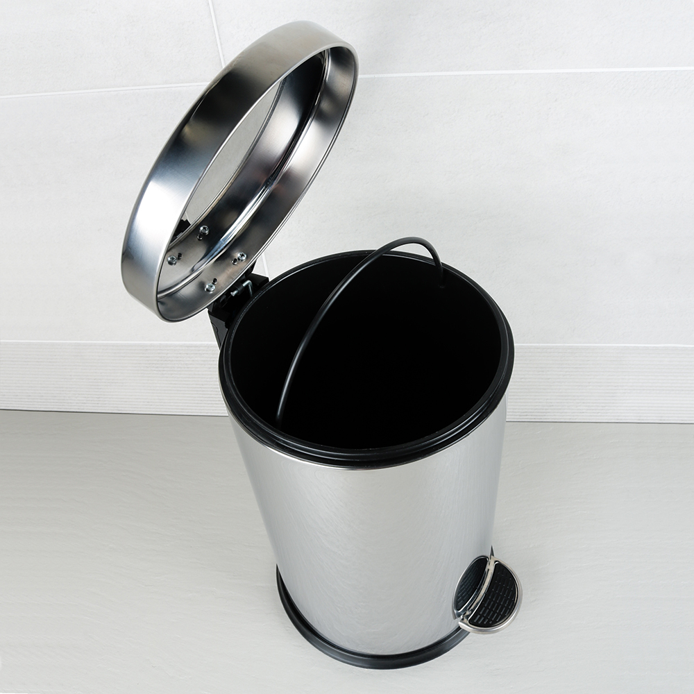 Ведро с крышкой 8 л FIXSEN хром (FX-34024A)