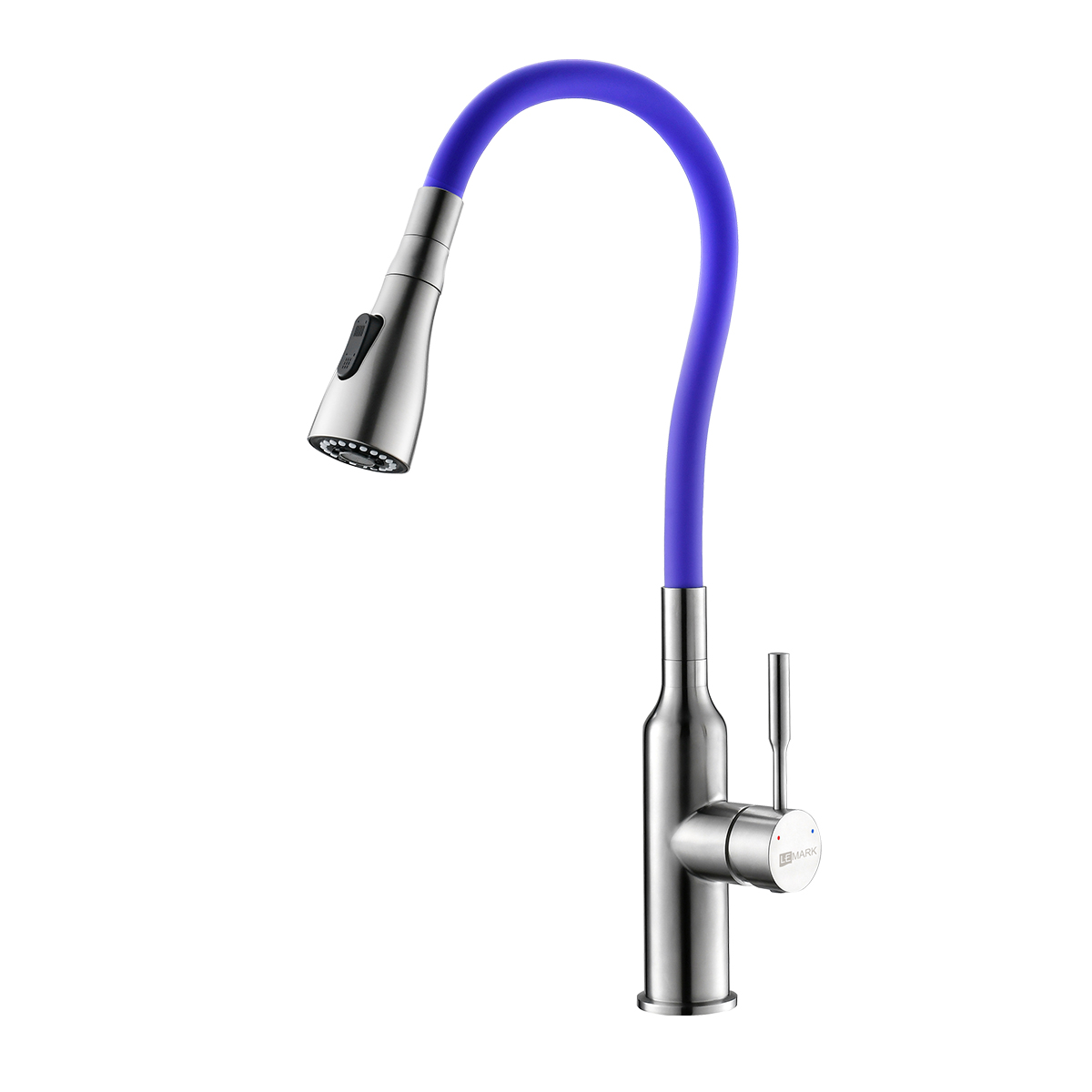 Expert Смеситель для кухни, гиб.излив 203мм, р/ОД, матовый/фиолетовый, LM, LM5082S-Violet