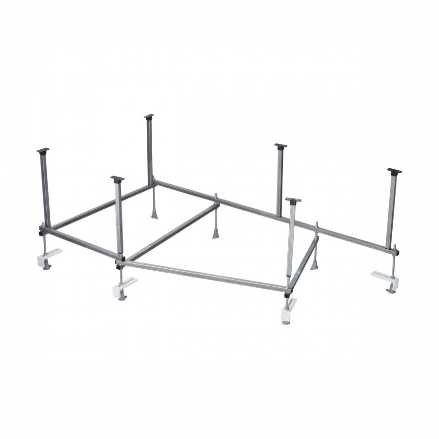 Монтажный комплект для ванны МАЙОРКА XL 160х95 см. (рама, слив-перелив с сифоном, крепеж к стене, кр