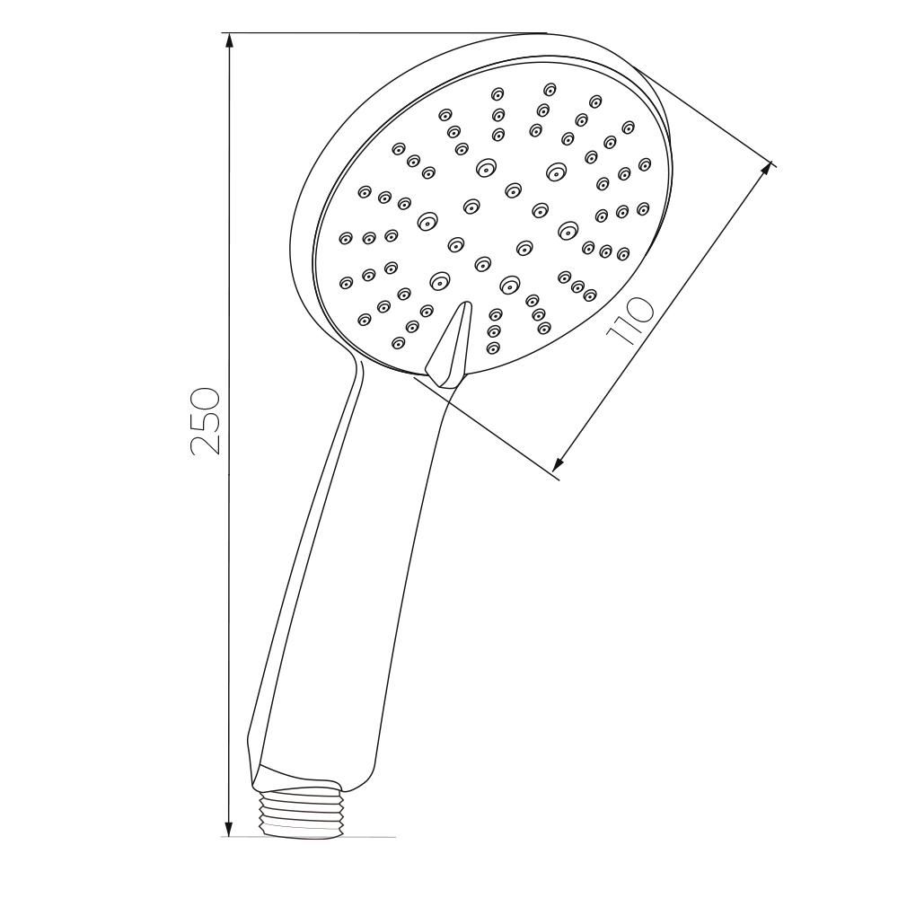 Лейка душевая 5 режимов, LD045