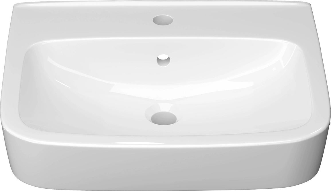 Раковина КЕРАМИН СКВЭА 55 белый глянец CDB00024894 (4810531139867)