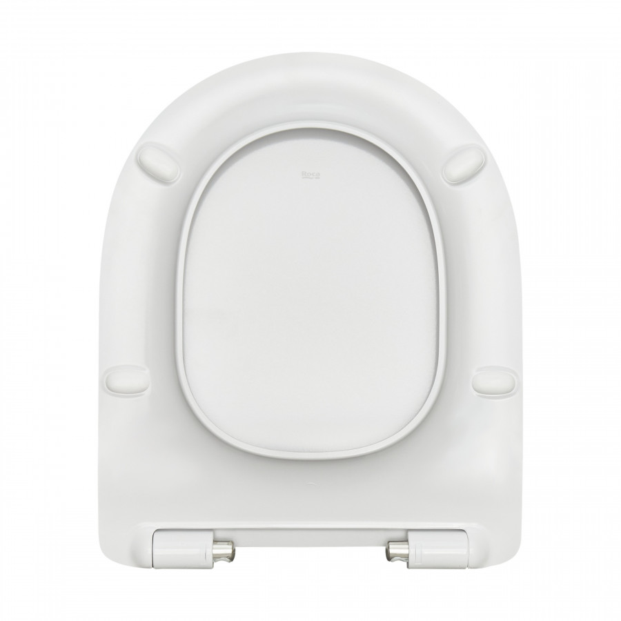 LEON SLIM Сиденье и крышка для унитаза, дюропласт., с механизмом Soft-Closing, белое. ROCA