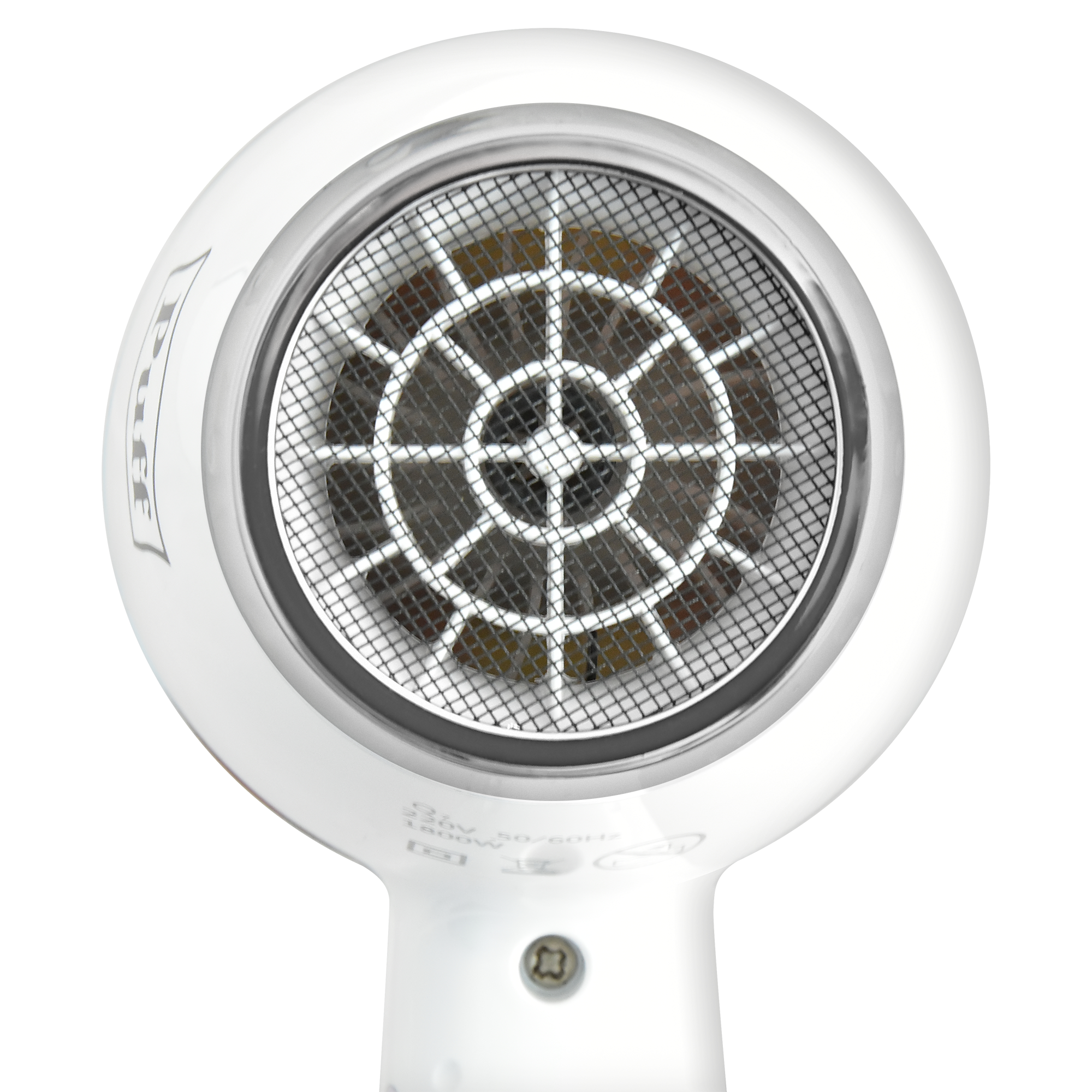 Фен для волос настенный PUFF-1800В белый, с розеткой, 1,8 кВт (0405.011)