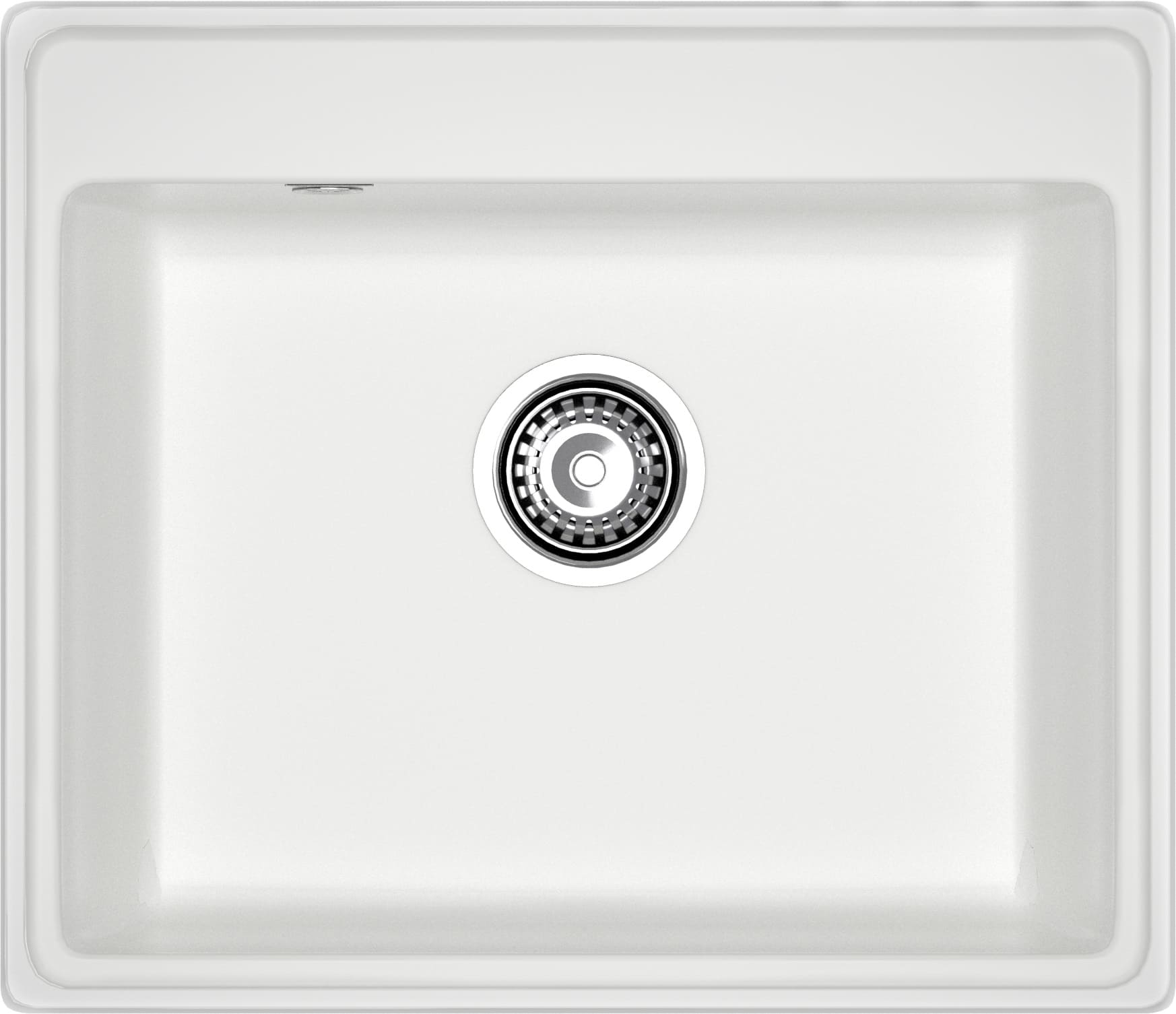 GRANFEST Мойка композит VERTEX, GF-V-580, чаша 580*500, иней