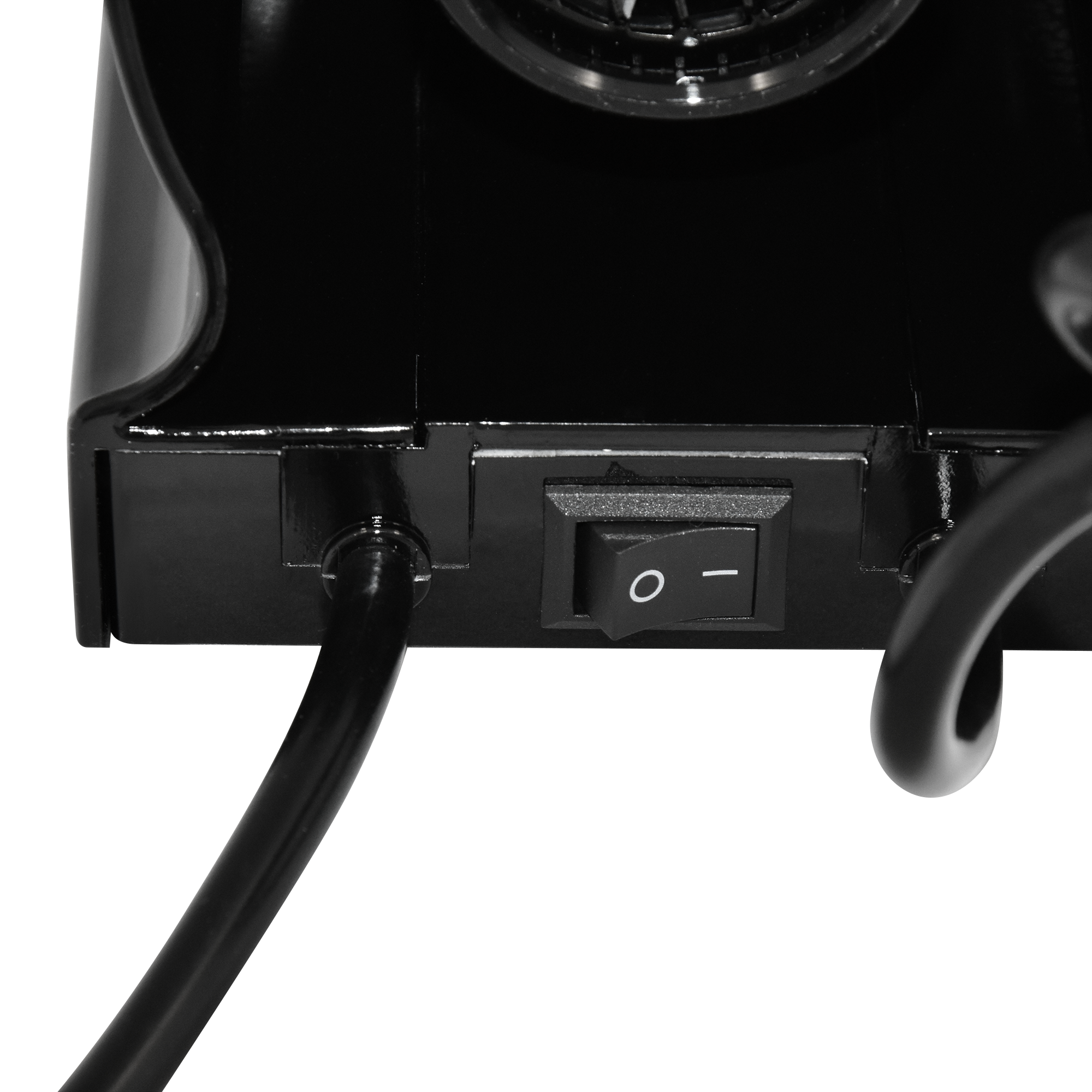 Фен для волос настенный PUFF-1800Вl черный, 1,8 кВт (0405.012)