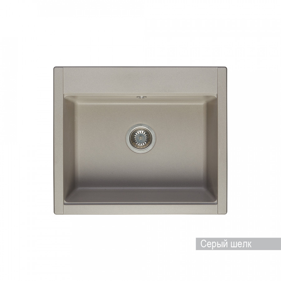 Мойка для кухни  Делия 60 602х517х218 мм, серый шелк