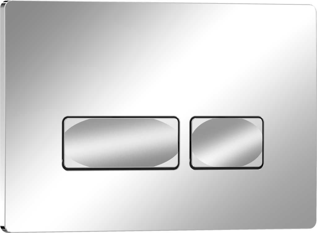Кнопка смыва IBERICA BLANCA ESTI-R ABS-пластик, хром глянцевый (IB.B021.003.002)