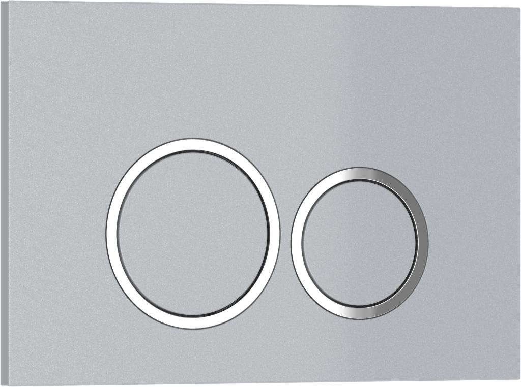 Комплект 2в1 IBERICA BLANCA инсталляция SILENCIO MINI, кнопка смыва ESTI-O хром матовый (IB.001M.824)