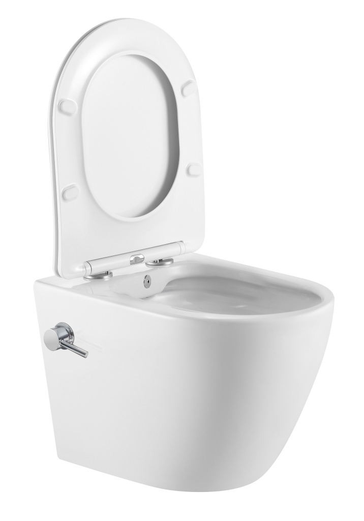 Унитаз подвесной IBERICA BLANCA BILBAO ALTO BIDE Tornado с функцией биде, белый (IB.BLA.234.1B1B)