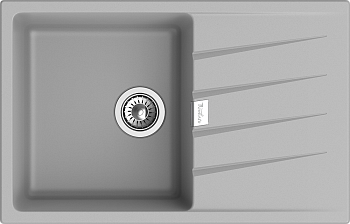 RIVELATO Мойка RAUM 78  1-чаша 780*500мм grigio metallizzato арт.