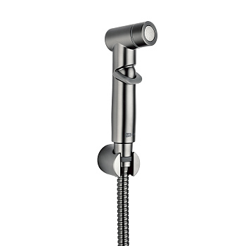 Лейка гигиеническая с плавной регулировкой напора, графит, LM, LM8088GM