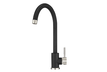 ST-4031, ЧЁРНЫЙ, СМЕСИТЕЛЬ КУХОННЫЙ, GRANULA STANDART