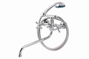 Смеситель для ванны с душем ПРОФСАН ПСМ-158-К89 СТАНДАРТ-А тип См-ВУДРНШлА