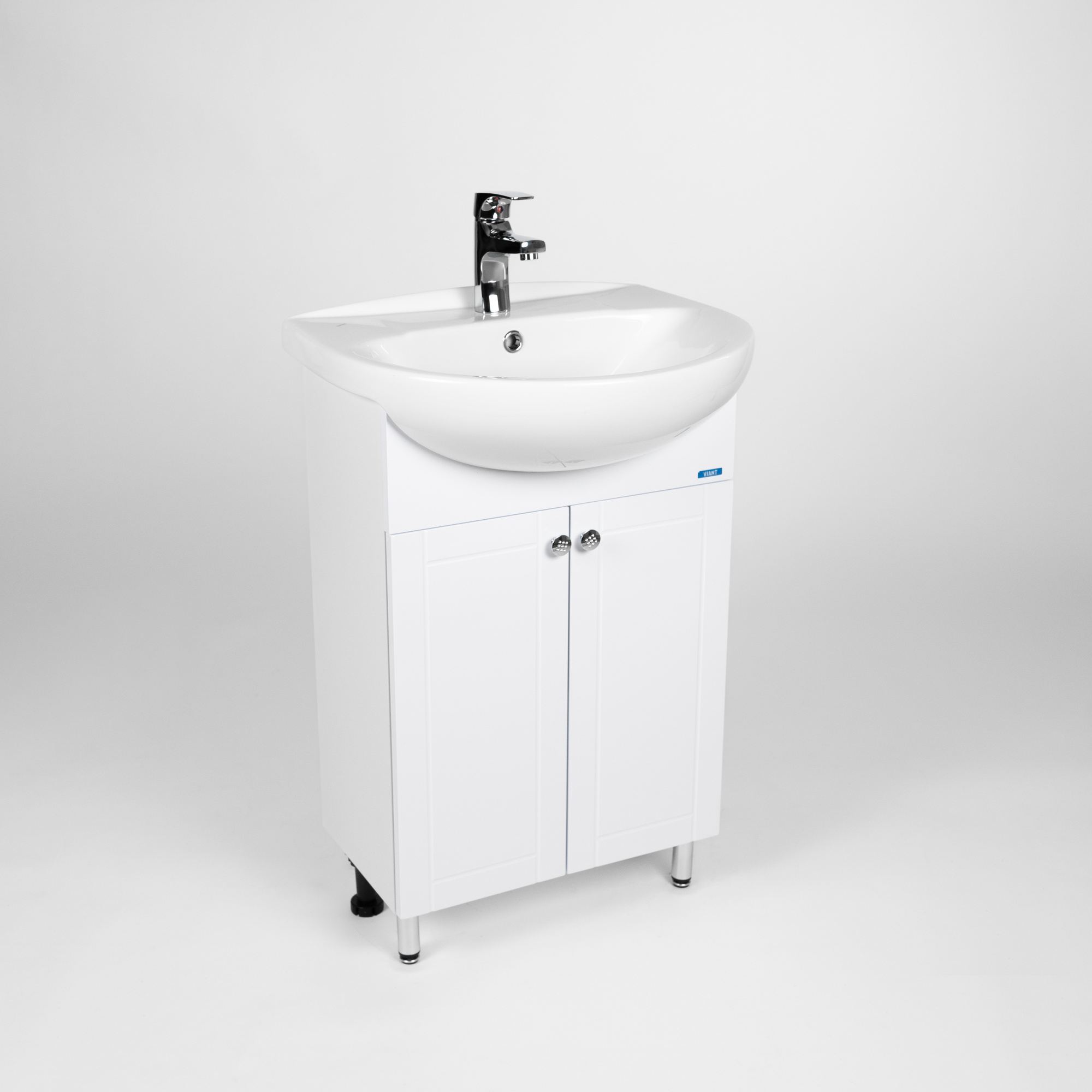 Тумба под раковину VIANT ПАРИЖ 55 напольная белый (VPAR55ER-T2ST)