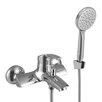 Plus_Strike Смеситель для ванны, монолит.излив 156мм, р/ОД, хром, LM, LM1102C