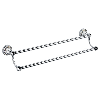 Полотенцедержатель трубчатый 2-ой FIXSEN Bogema 60 см (FX-78502)