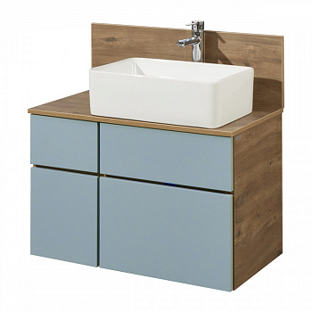 Тумба МИШЕЛЬ 80, дуб рустикальный, фьорд (под раковину ОДРИ 42, MILA 350, ЛОЛА 60)