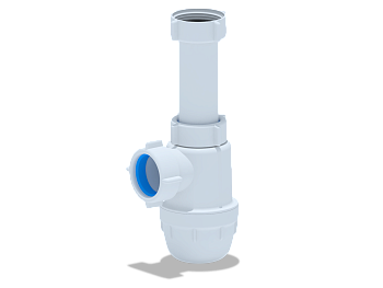 Cифон для раковины АНИ Пласт Юнг BM1020 1 1/4 дюйма 32 без выпуска