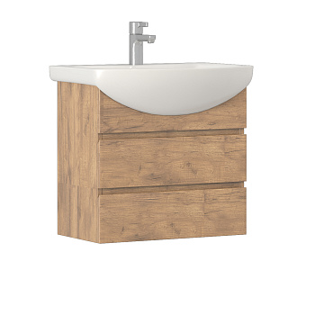 Тумба под раковину VIGO Wing 60 подвесная дуб золотой (tp.WIN.BAL.60.2Y дуб золотой)