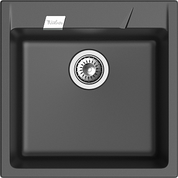 RIVELATO Мойка RAUM 50  1-чаша 500*510мм antracite арт.