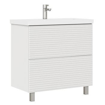 Тумба под раковину VIGO Otti 800-0-2 напольная белый (tn.OTT.COM.80.2Y)