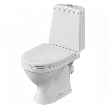 Унитаз-компакт Прайм (комфорт) (сид. полипр.с S-C, арм.2-х реж. Псков), белый SANTERI