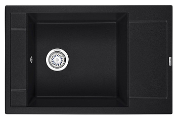 Кухонная мойка GRANULA (7806, ЧЕРНЫЙ)