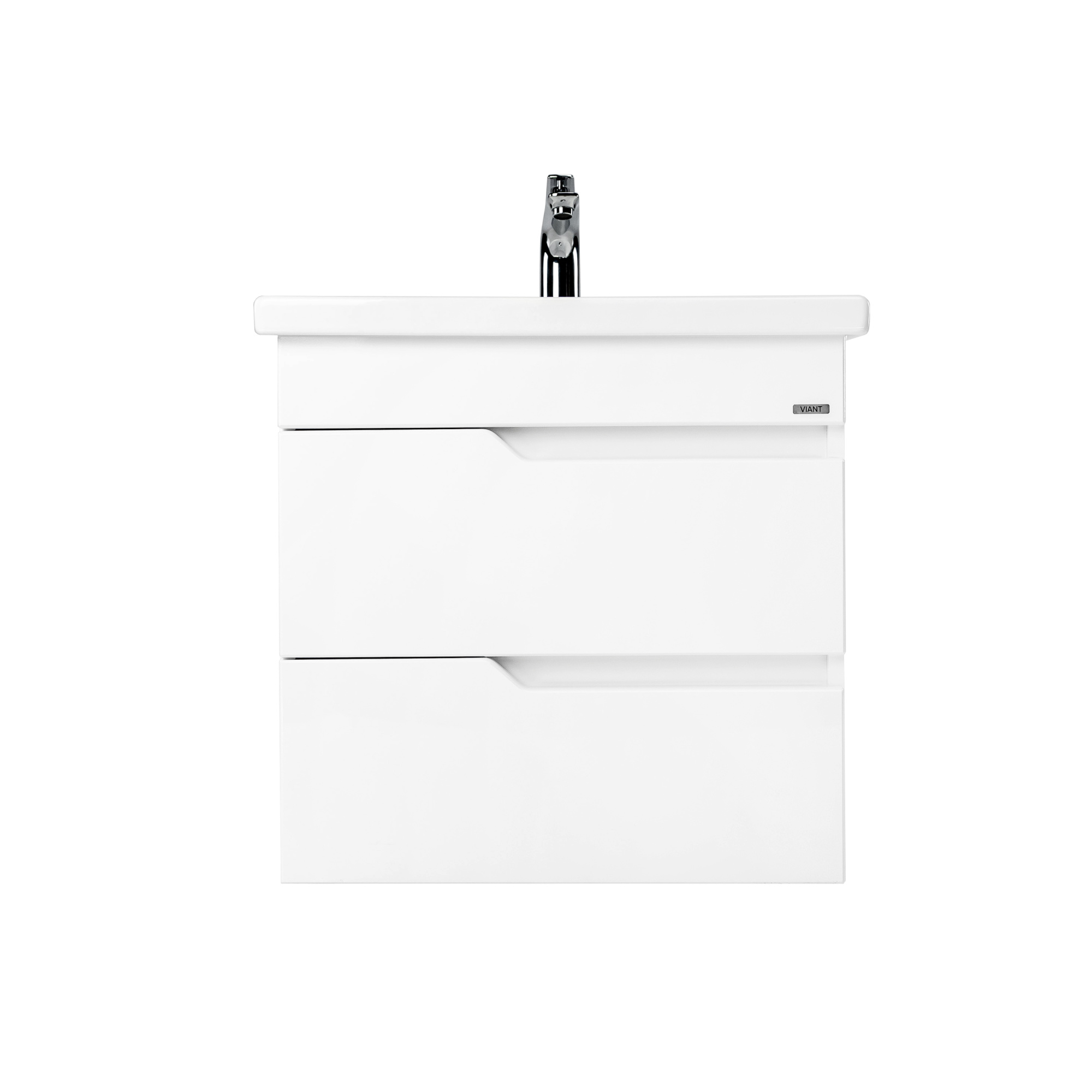 Тумба под раковину VIANT КУБА 60 подвесная белый (VKUB60CO-T2YP)