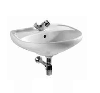 LYRA Раковина 60 см с отв. в центре JIKA