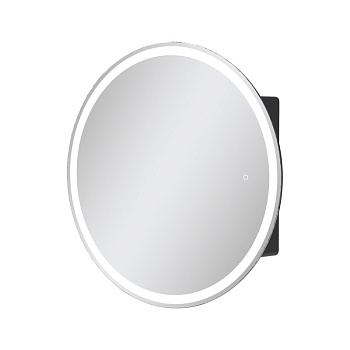 Зеркальный шкаф EQUIL Smile LED D700 подвесной графит софт