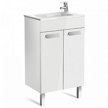 DEBBA Тумба под раковину DEBBA 50, 2 створки, белый, ROCA