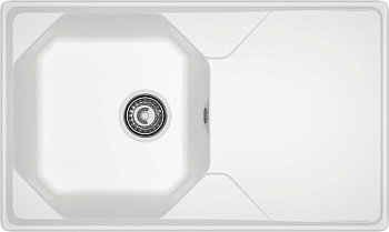 GRANFEST Мойка композит UNIQUE, GF-U-840L, чаш+кр 840*500, иней