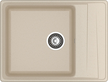 GRANFEST Мойка композит LEVEL, GF-LV-660L, чаша+крыло 660*500, кашемир