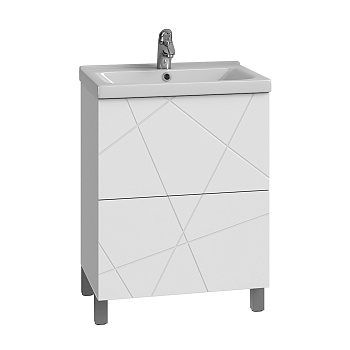 Тумба под раковину VIGO Geometry 60 напольная белый (015)