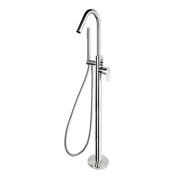 Напольный смеситель для ванны однорычажный с душевым комплектом URBAN CHIC 218503MO