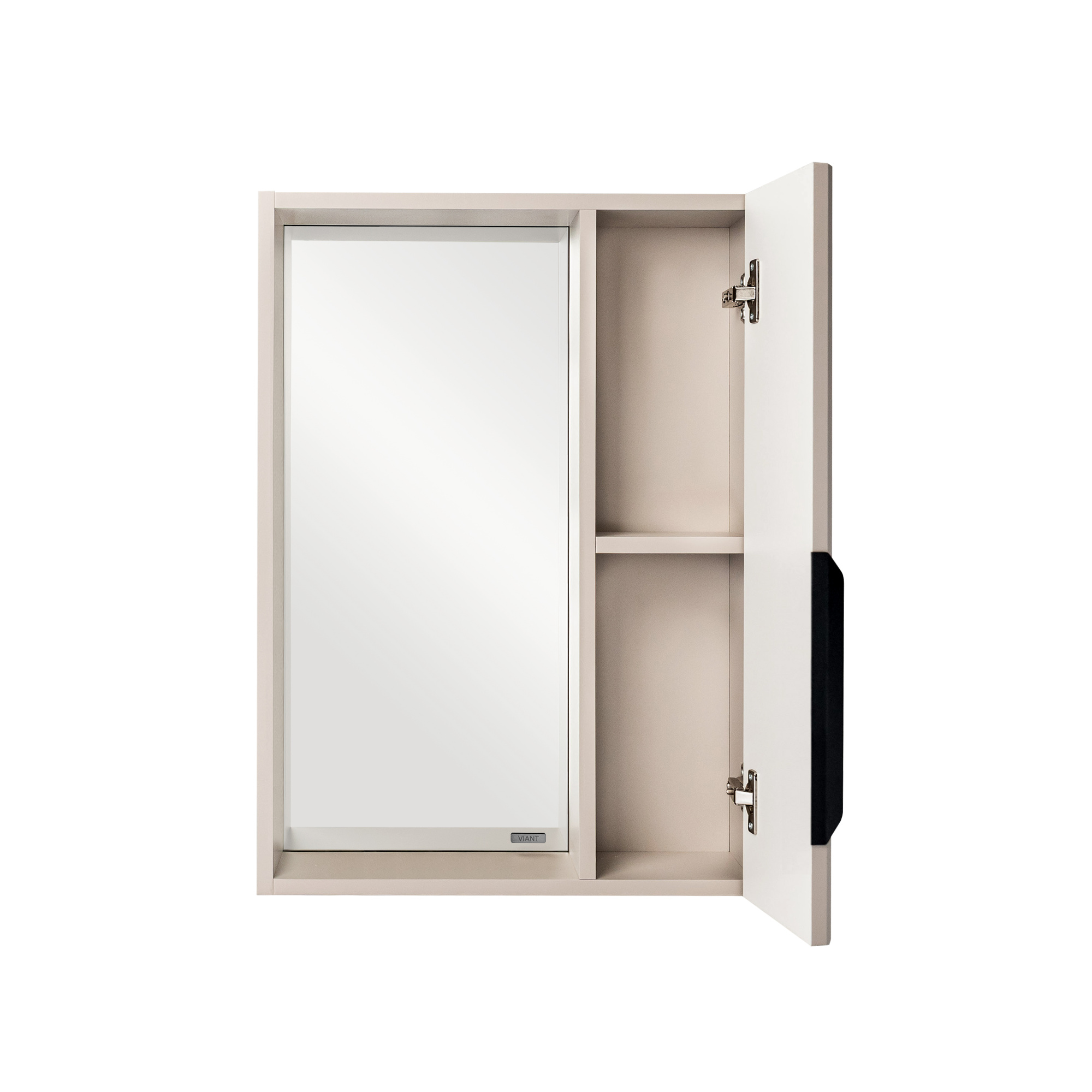 Зеркало со шкафом VIANT СИЦИЛИЯ 60 капучино (VSIC60CAP-ZSH)