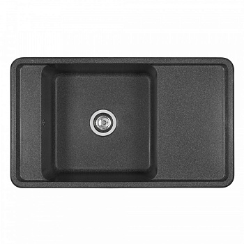 Мойка для кухни  Беллис 87 870x510x250 мм, прямоуг., графит