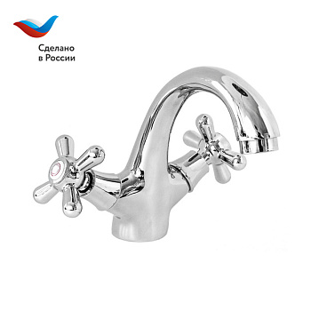 Смеситель для раковины СЛАВЕН Прораб СЛ-ДВ-О10 хром