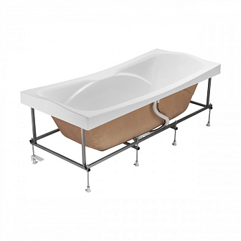 Монтажный комплект для ванны КОРСИКА 180х80 см. (рама, слив-перелив с сифоном, крепеж к стене, крепе