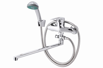 Смеситель для ванны с душем ПРОФСАН ПСМ-521-К017 ПЛЮС тип См-ВУОРНШлА