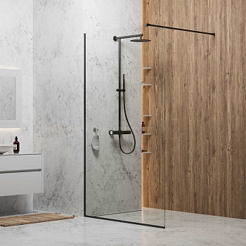 Душевая стенка SKY BLACK 1200, BERGES