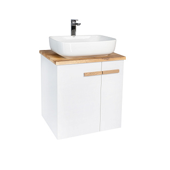 Тумба под раковину VIANT МЮНХЕН 60 подвесная белый (VMUN60NBEL-T2STP)