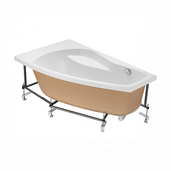 Монтажный комплект для ванны МАЙОРКА 150х90 см. (рама, слив-перелив с сифоном, крепеж к стене, крепе