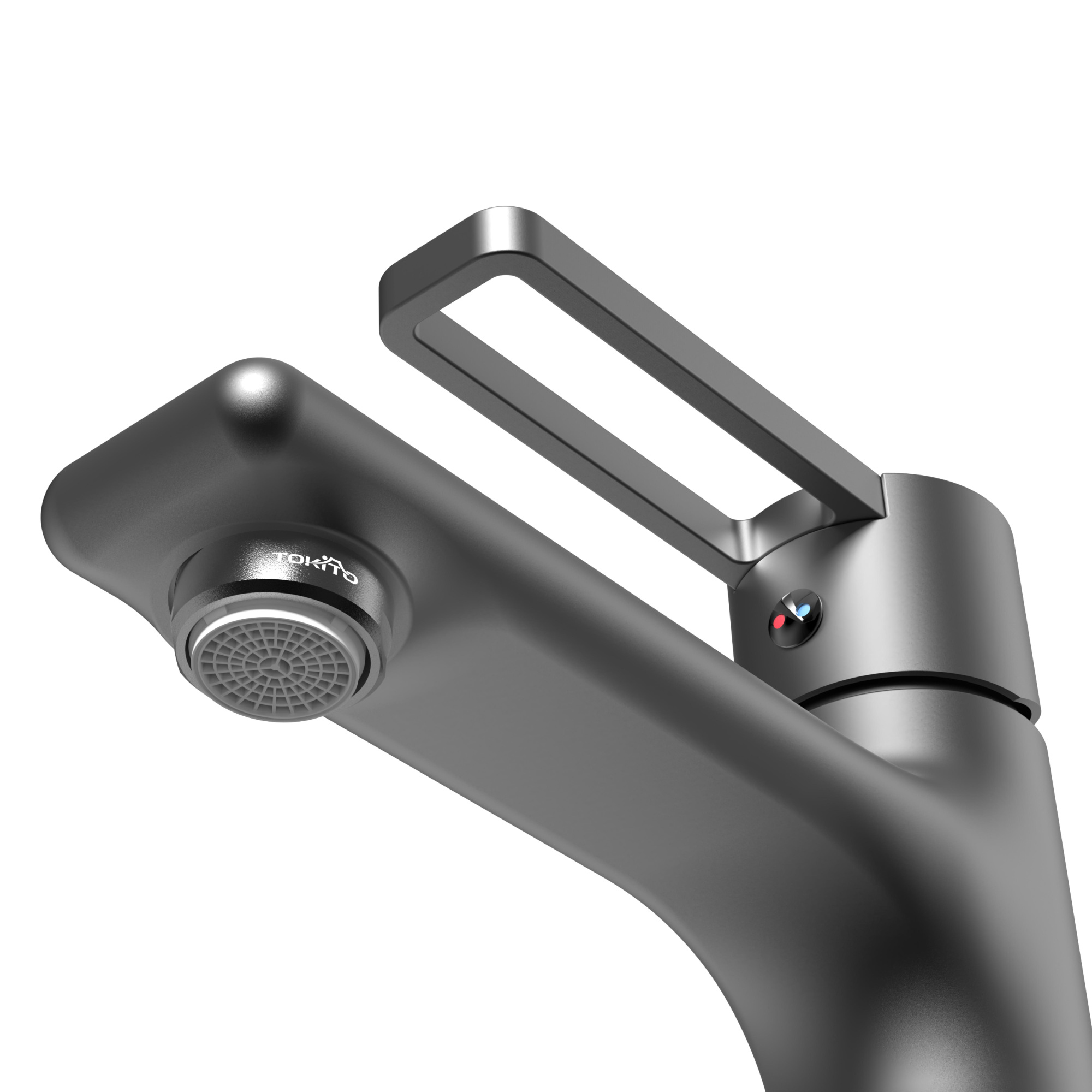 Смеситель для раковины TOKITO KUDO черный (TOK-KUD-1011)