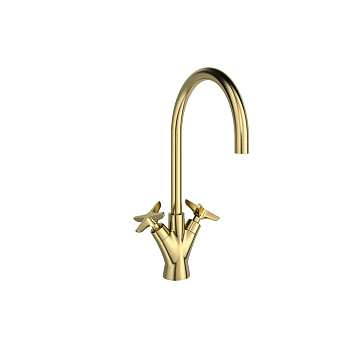 Смеситель для раковины ADAGIO 910102OC золото