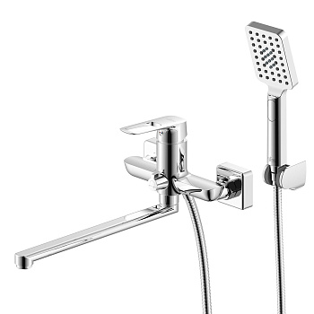 RS46 Смеситель для ванны, длин.пов.излив, р/ОД, хром, ROS, RS46-32