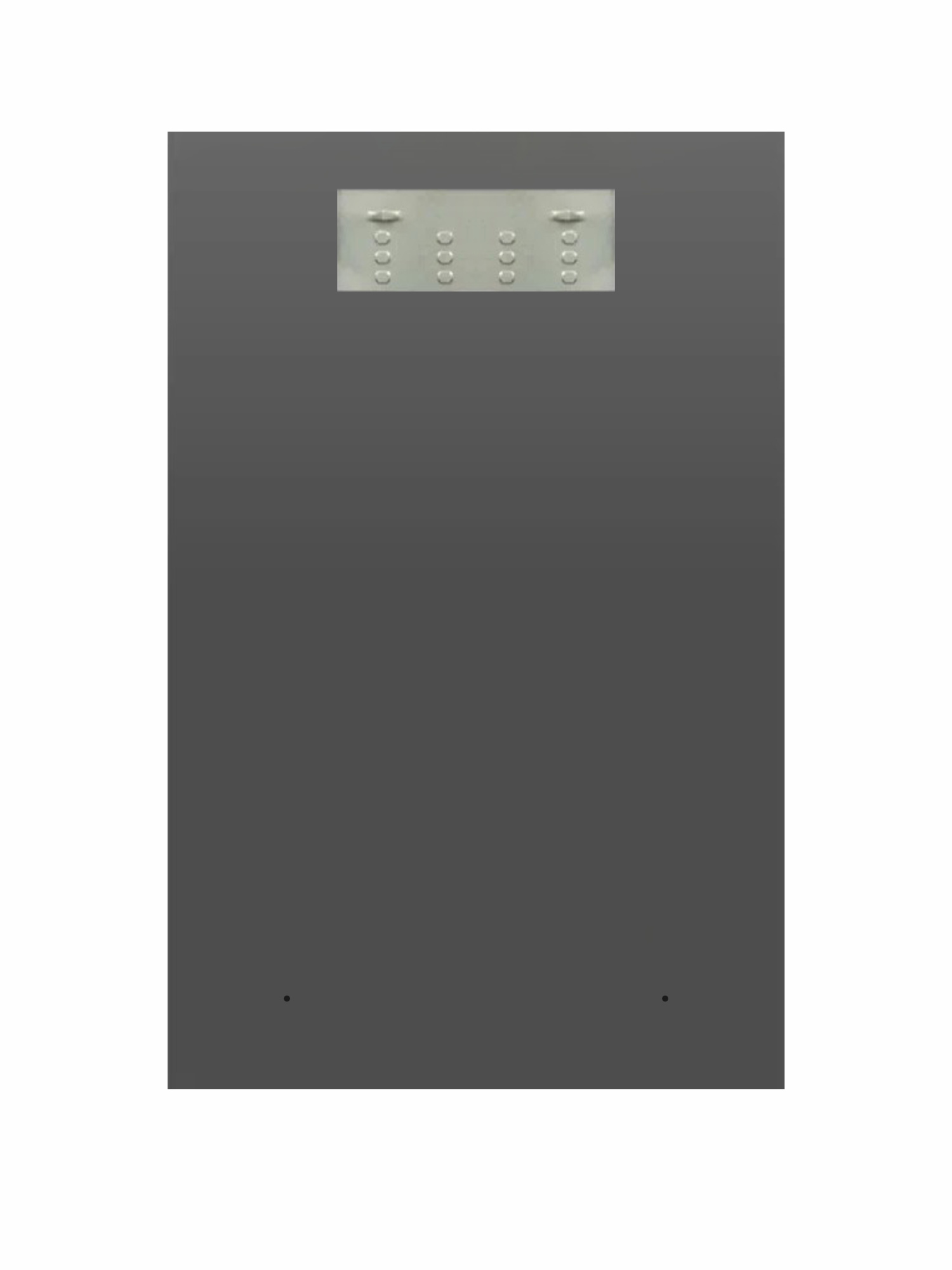 Зеркало CONTINENT "Прямоугольник" 390х590 с полкой