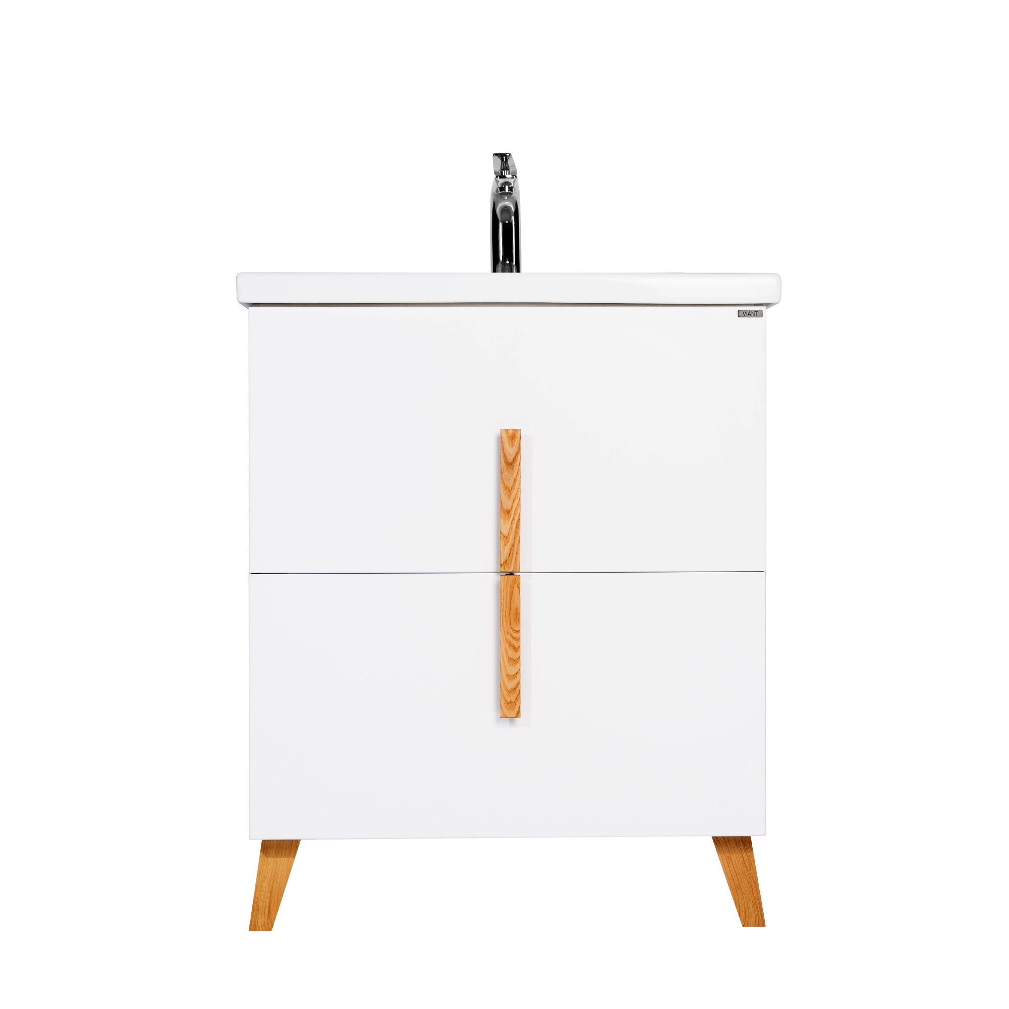 Тумба под раковину VIANT МЮНХЕН 70 напольная белый (VMUN70COBEL-T2Y)