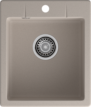GRANFEST Мойка URBAN 242  1-чаша 420*490мм песочный арт.GF-UR-